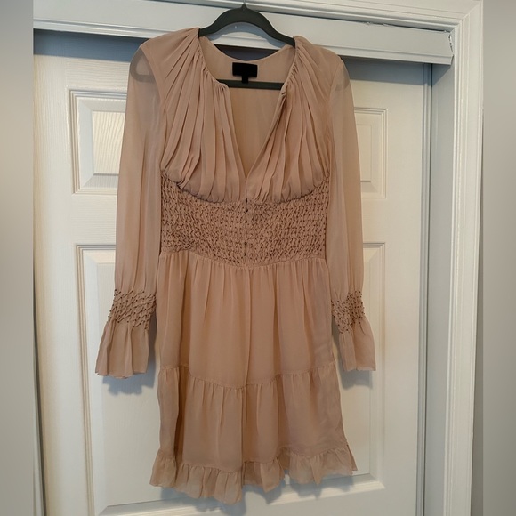 Intermix Silk Carmella Dress in Blush Pink - Size S - Picture 11 of 13